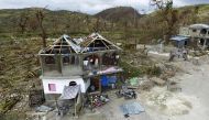  Aerial picture showing the destruction caused by Hurricane Matthew in Port-Salut, southwest of Port-au-Prince, on October 9, 2016, days after the passage of the hurricane through Haiti. / AFP / Nicolas GARCIA