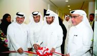 Dr. Khalid bin Ibrahim Al-Sulaiti, General Manager at Katara, and other officials launch the Youth Novel exhibition yesterday as part of the Katara Prize for Arabic Novel celebrations.