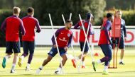 England's Theo Walcott during training. Reuters / John Sibley
