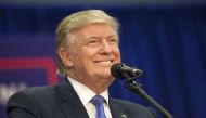 Republican presidential nominee Donald Trump holds a campaign rally on October 21, 2016 in Newtown, Pennsylvania. Jessica Kourkounis/Getty Images/AFP