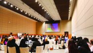 Qatar-based teachers at the WISE Doha gathering.