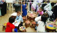 Children at the programme.