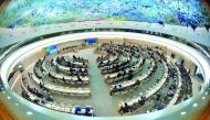 A general view of participants at the 16th session of the Human Rights Council in Geneva, Switzerland.
