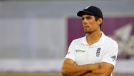  England's captain Alastair Cook reacts during the presentation ceremony after they lost the match against Bangladesh. Reuters/Mohammad Ponir Hossain