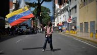 Supporters of Venezuela's President Nicolas Maduro attend a rally near the congress building, in Caracas, Venezuela on November 1, 2016. ( Carlos Becerra - Anadolu Agency )