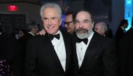  Honoree Warren Beatty and presenter Mandy Patinkin attend Museum Of The Moving Image 30th Annual Salute at 583 Park Avenue on November 2, 2016 in New York City. Neilson Barnard/Getty Images/AFP