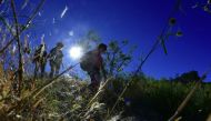 Volunteers hike into the borderlands of Arizona, and leave water behind for migrants as many die of dehydration or, in winter, hypothermia | © AFP/File | Frederic J. Brown