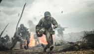 Andrew Garfield as Desmond Doss in 