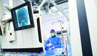 Neuroangiography Suite at Hamad General Hospital.