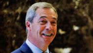 Nigel Farage, leader of the United Kingdom Independence Party (UKIP), arrives at Republican president-elect Donald Trump's Trump Tower in New York, U.S. November 12, 2016. REUTERS/Eduardo Munoz