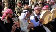 Iraqi Yezidis gather to perform their religious rituals after they return to their home following the operation to clear Bashiqa town as the operation to retake Iraq's Mosul from Daesh terrorists continues, at Bahzani village in Bashiqa town of Mosul, Ira