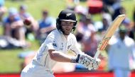 New Zealand's captain Kane Williamson bats during day four of the first cricket Test match between New Zealand and Pakistan at Hagley Park in Christchurch on November 20, 2016. AFP / Marty MELVILLE