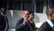 This file photo taken on August 09, 2016 shows South African President Jacob Zuma. / AFP.