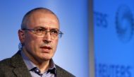 Former Russian tycoon Mikhail Khodorkovsky speaks during a Reuters Newsmaker event at Canary Wharf in London, Britain, November 26, 2015. REUTERS/Peter Nicholls