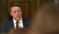 Italy's Prime Minister Matteo Renzi arriving for a press conference at the Palazzo Chigi following the results of the vote for a referendum on constitutional reforms, on December 4, 2016 in Rome. Renzi announced he would resign at 1800 GMT on December 7, 