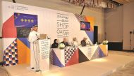 Officials at a press conference to unveil Shop Qatar, at Al Rayyan Hotel yesterday. Pic: Baher Amin/ The Peninsula