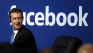 Facebook CEO Mark Zuckerberg is seen on stage during a town hall at Facebook's headquarters in Menlo Park, California September 27, 2015. REUTERS/Stephen Lam/File Photo
