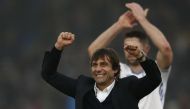 Crystal Palace v Chelsea - Premier League - Selhurst Park - 17/12/16 Chelsea manager Antonio Conte and Gary Cahill celebrate after the game Reuters / Peter Nicholls Livepic