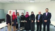 Participants at the session entitled “Orientation to Training Courses in Public Health Program at QU: Field Experience and Health Education Practicum”.