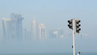 Afternoon fog in the West Bay area yesterday. Picture by: Salim Matramkot/The Peninsula