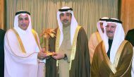 Under-secretary of Bahrain's Ministry of Foreign Affairs, Abdulla Abdullatif Abdullah, held a farewell ceremony for departing Qatari Ambassador in Bahrain, Sheikh Jassim bin Mohammed bin Saoud Al Thani, yesterday. 
