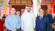 Abdullatif Al-Yafei, Executive Director of Portfolios Investment in United Development Company (centre), Ambassador of the Republic of Uruguay to Qatar (right) and ,the First Secretary of the Republic of Paraguay in Qatar, in a group photo at Isla opening