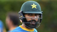 Pakistan cricket captain Misbah-ul-Haq attends a training session at the SCG in Sydney on January 2, 2017. AFP / WILLIAM WEST 