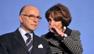 French Prime Minister Bernard Cazeneuve (L) and French Health Minister Marisol Touraine attend the inauguration of the new hospital of Orleans on January 2, 2017. AFP / GUILLAUME SOUVANT
