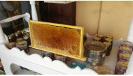 File picture of honey produced locally being sold at the ongoing Mahaseel Festival in Katara.  