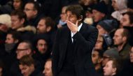 Chelsea's Italian head coach Antonio Conte gestures on the touchline during the English Premier League football match between Tottenham Hotspur and Chelsea at White Hart Lane in London, on January 4, 2017. (AFP / IKIMAGES)