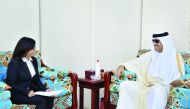 Emir H H Sheikh Tamim bin Hamad Al Thani has received a message from President of Venezuela Nicolas Maduro, pertaining to bilateral relations and means of boosting and developing them. The message was handed over by Venezuelan Vice-President for Political