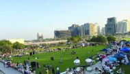 Small and Home businesses at MIA open bazaar in Doha. 