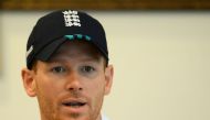 England one day international cricket captain Eoin Morgan speaks during a news conference at the Cricket Club of India (CCI) stadium in Mumbai on January 9, 2017. (AFP / PUNIT PARANJPE)