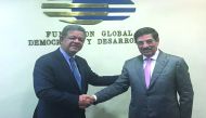 Dr Hamad bin Abdulaziz Al Kawari during his visit to Dominican Republic.