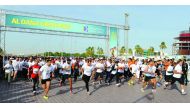 The Doha Bank Al Dana Green Run held 0at the Aspire Zone in Doha yesterday.  Pic: Salim Matramkot/The Peninsula