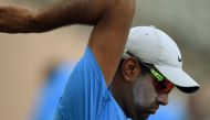 India's Ravichandran Ashwin warming up (file photo / AFP / PUNIT PARANJPE)