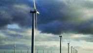 A wind energy farm in North Carolina, US.