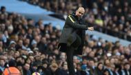 Manchester City's Spanish manager Pep Guardiola (AFP)