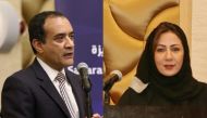 Joseph Abraham, CEO of  Commercial Bank and Bouchra Sebbata, AGM, Head of Sadara Wealth Management, Commercial Bank