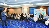 Participants at the training programme organised by the Electronic Department of Dar Al Sharq.