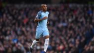 Manchester City’s Fernandinho leaves the pitch after being sent off during the match against Burnley at the Etihad Stadium in January 2, 2017. — Reuters pic