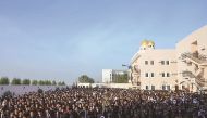 File picture of an assembly in a school in Doha used for representation only. 