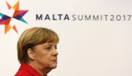 German Chancellor Angela Merkel attends the European Union leaders summit in Malta, February 3, 2017. REUTERS/Darrin Zammit-Lupi
