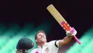 David Warner celebrating a century in this file photo. Australia sans Warner were beaten by New Zealand in one-day series and are set to suffer financial loss according to current pay system.   