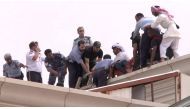 Villaggio fire, a Youtube video grab