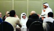 Participants at the “Organize your Life” workshop conducted by Bedaya Center, a joint initiative by Qatar Development Bank and Silatech, in collaboration with Nasser Al Mogaiseeb, at the City Centre Rotana Doha. 