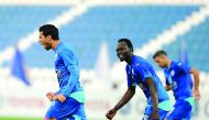 Action from the Qatar Stars League (QSL) match between Al Kharaitiyat and Al Sailiyah at Al Khor Stadium yesterday. Al Kharaitiyat bagged full points with a 2-1 victory.  