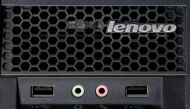FILE PHOTO - A Lenovo logo is seen at the computer in Kiev, Ukraine April 21, 2016. REUTERS/Gleb Garanich/File Photo 