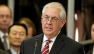 U.S. Secretary of State Rex Tillerson delivers remarks to Department of State employees upon arrival at the Department of State in Washington, U.S., February 2, 2017. REUTERS/Joshua Roberts.