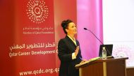 Left: Dr Sylvia Nassar, a Professor at North Carolina State University, leading the discussions. above: Delegates attending the QCDC seminar.